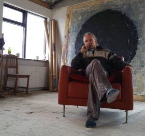 Thor Stiefel in his studio