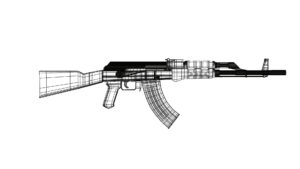 Ak47 3d model by Thor Stiefel
